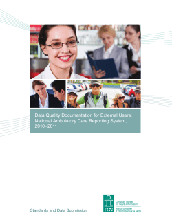 National Ambulatory Care Reporting System, 2010&ndash;2011