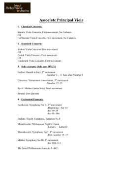 Associate Principal Viola