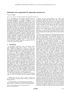 Infrasonic waves generated by supersonic auroral arcs