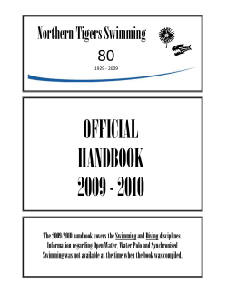 official handbook 2009 - 2010