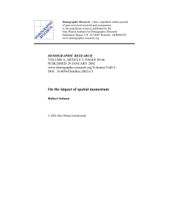 On the Impact of Spatial Momentum