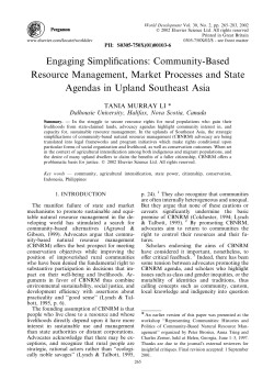 Engaging Simplifications: Community