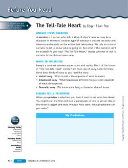 The Tell-Tale Heart by Edgar Allan Poe