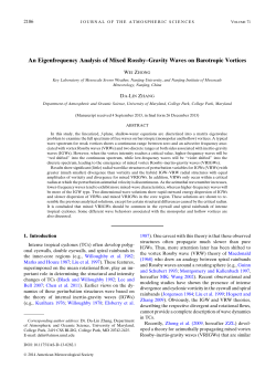 An Eigenfrequency Analysis of Mixed Rossby&ndash;Gravity Waves on