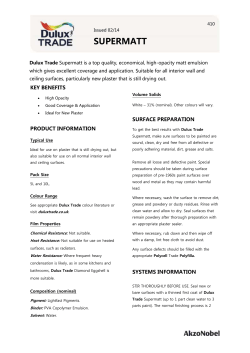 supermatt - Dulux Trade Paint Expert