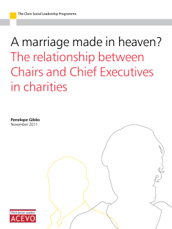 A marriage made in heaven? The relationship between Chairs and