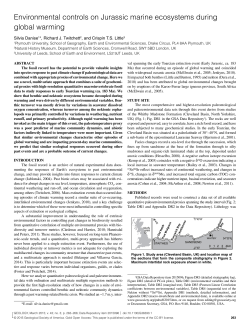 Environmental controls on Jurassic marine ecosystems