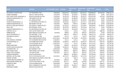 name address last payment date current 30 day past due 60 day
