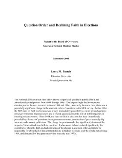 Full Text - American National Election Studies