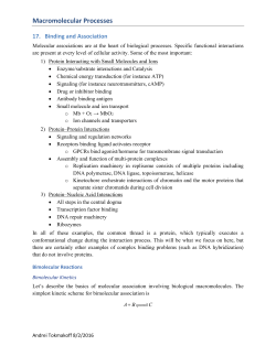- Concepts in Biophysical Chemistry