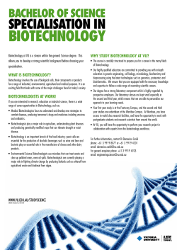 BIOTECHNOLOGY