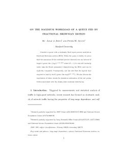 on the maximum workload of a queue fed by fractional brownian