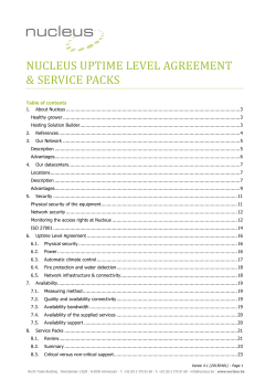 Check our Service Level Agreement