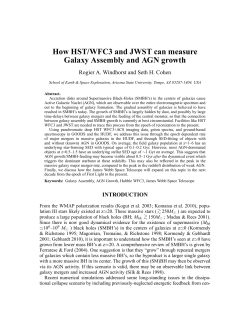 How HST/WFC3 and JWST can measure Galaxy Assembly and