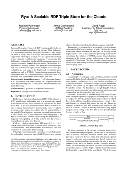 Rya: A Scalable RDF Triple Store for the Clouds