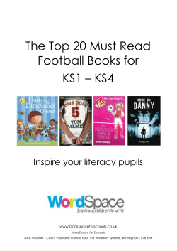 The Top 20 Must Read Football Books for KS1 &ndash; KS4