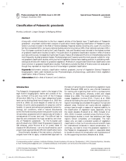 Classification of Palaearctic grasslands