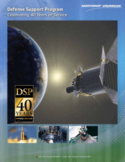 Defense Support Program - Northrop Grumman Corporation