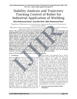 Stability Analysis and Trajectory Tracking Control of Robot for
