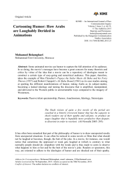 How Arabs are Laughably Derided in Animations