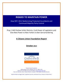 rigged to maintain power