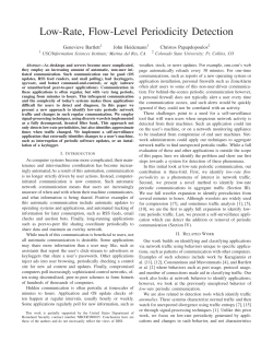 Low-Rate, Flow-Level Periodicity Detection