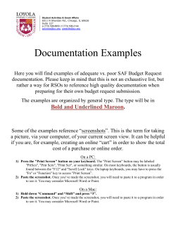Documentation Examples