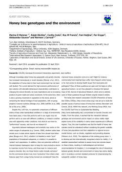 Editorial Meixner - Hellenic Institute Of Apiculture