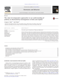 The value of comparative approaches to our understanding