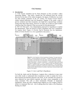 Ch.2 Isostacy