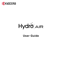 User Guide - Kyocera Mobile