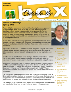 Outside the Box - vol 4 no 1 Spring 2016
