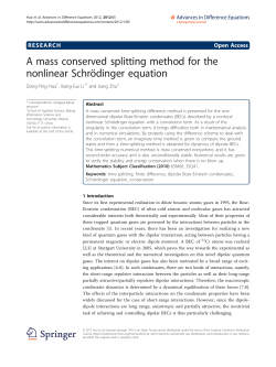 A mass conserved splitting method for the nonlinear Schr&ouml;dinger