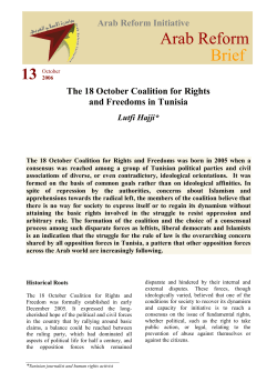 ARB Tunisia L.Hadji ENG - Arab Reform Initiative