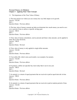 3. Applying Time Value Concepts