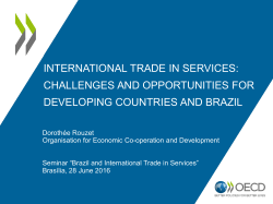 international trade in services: challenges and opportunities