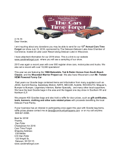 Goodie Bag Donation Letter