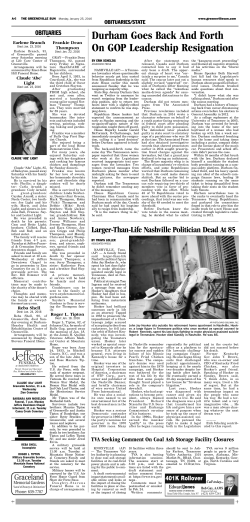 Durham Goes Back And Forth On GOP Leadership Resignation