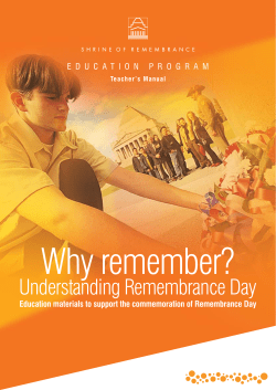 Understanding Remembrance Day