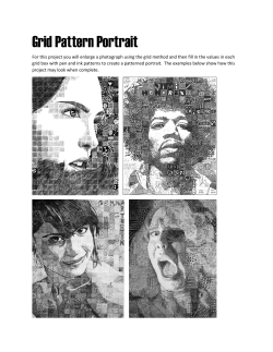 Grid Pattern Portrait