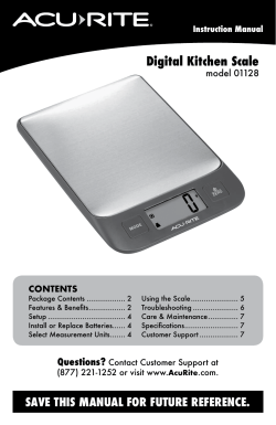 Digital Kitchen Scale