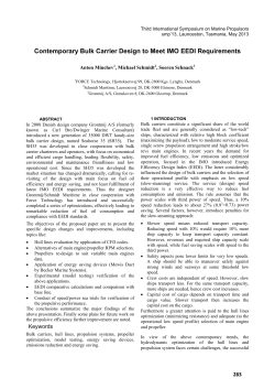 6A.3 - Symposiums on Marine Propulsors