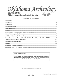 Journal - University of Oklahoma