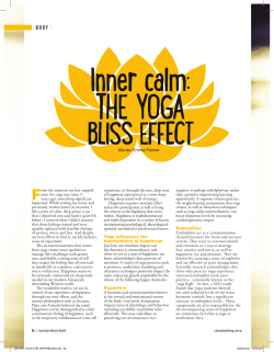 the yoga bliss effect