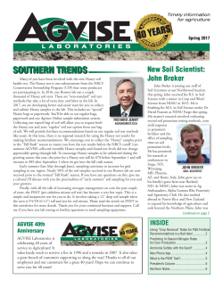 New Soil Scientist: John Breker