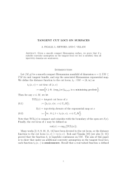 (M,g) be a smooth compact Riemannian manifold of dimension n = 2