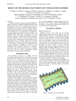 Design of the Double Electrostatic Storage Ring DESIREE