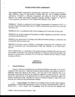 T-Mobile - Industry Telephone Company