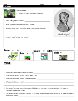 MOLE Mole =
