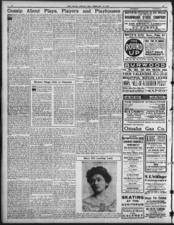 Gossip About Plays, Players and Playhouses Gas Co.